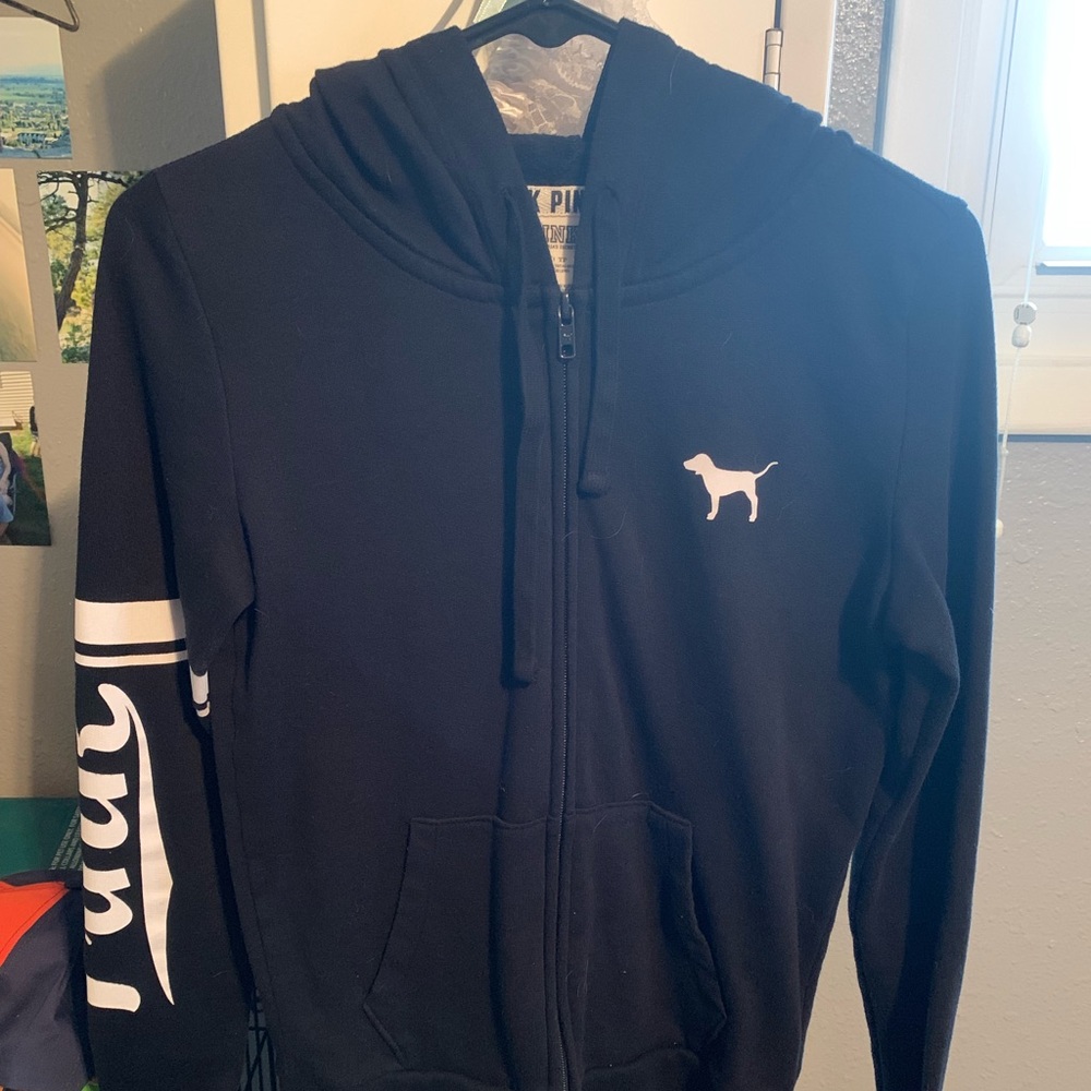 Pink zip up